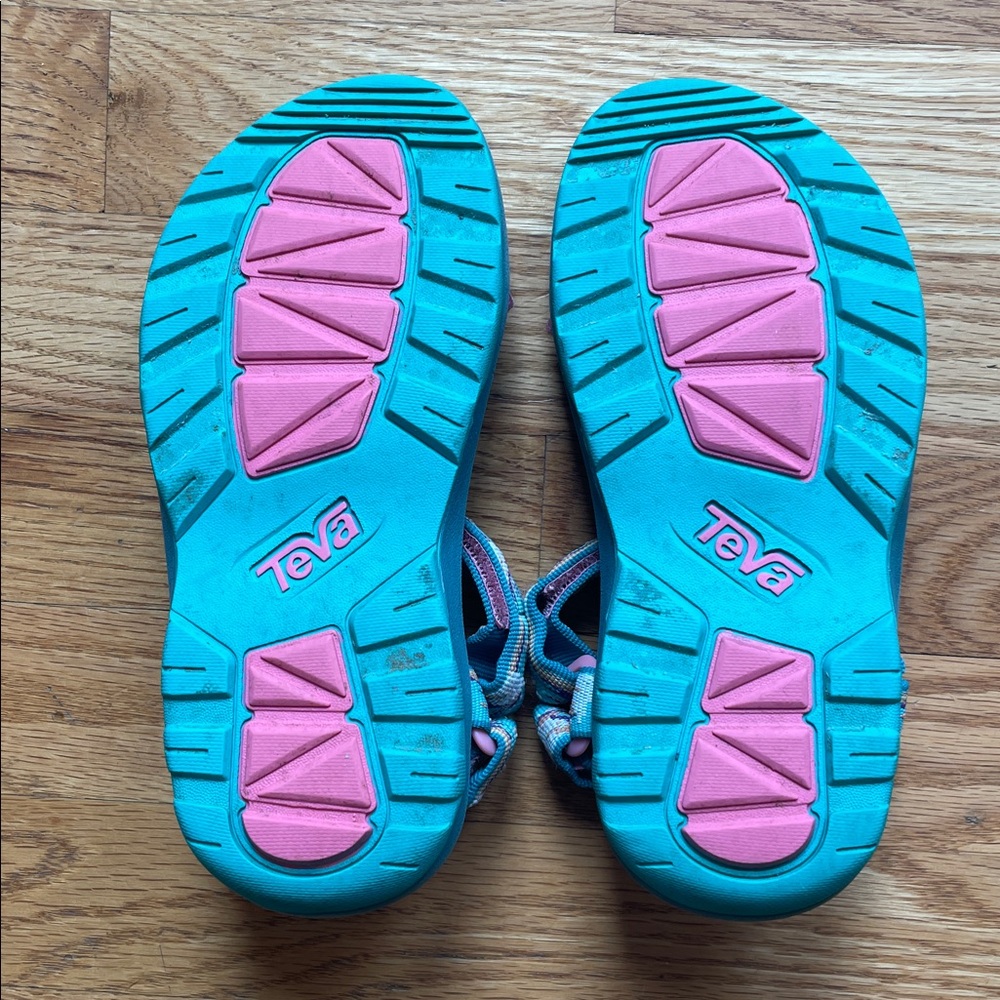 Teva Kids Teal Unicorn Sandals - Picture 4 of 12